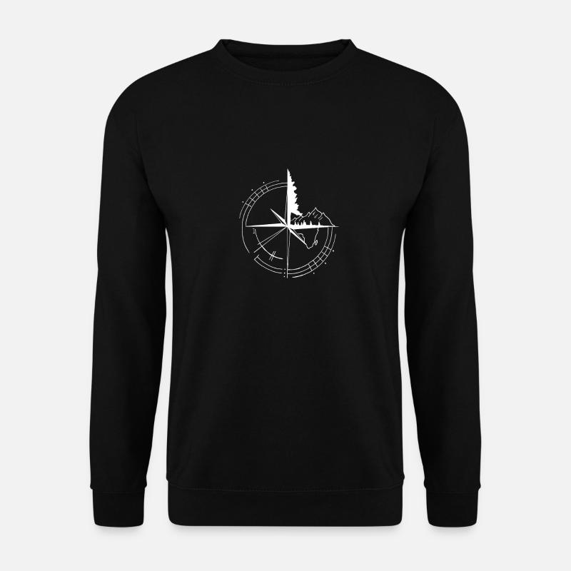 Compass - Outdoor, merchanice - Unisex Sweatshirt - black