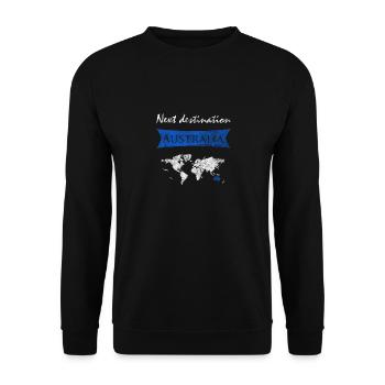 Australien - Unisex Pullover - Schwarz - Vorne - Alina (178cm) & Michal (187cm)