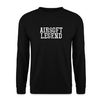 Airsoft - Airsoft - Légende - Airsoft - Sweat-shirt Unisexe - noir - Devant - Alina (178cm) & Michal (187cm)