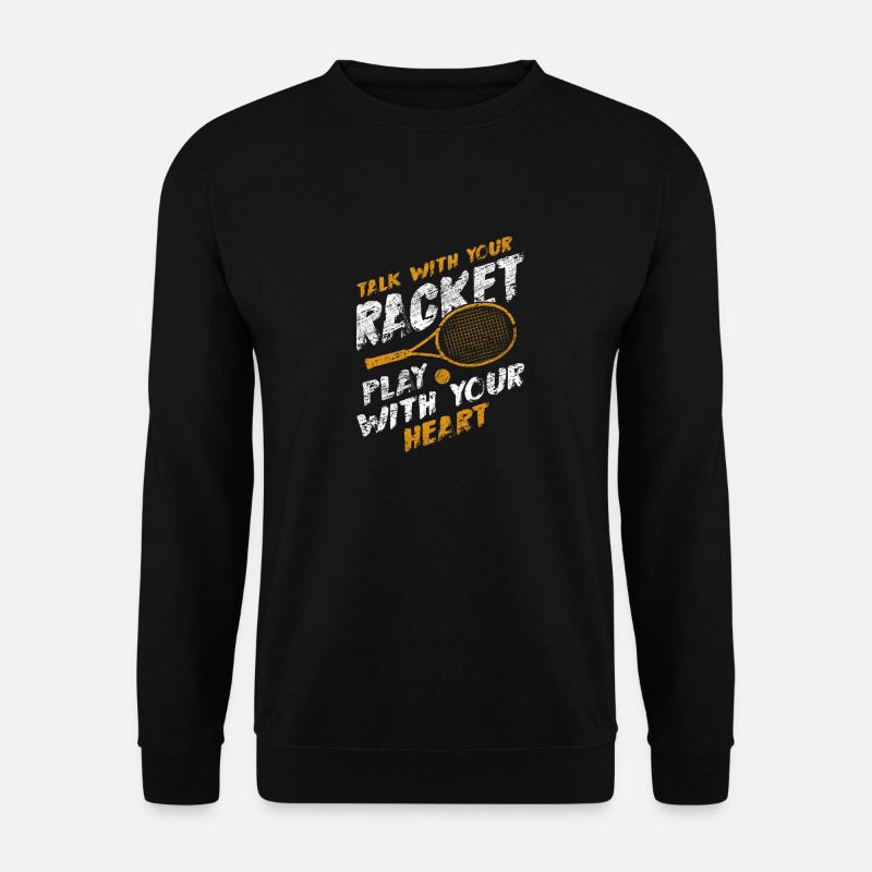 Tennis - Unisex Pullover - Schwarz