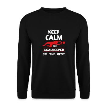 Gardien de but - Sweat-shirt Unisexe - noir - Devant - Alina (178cm) & Michal (187cm)