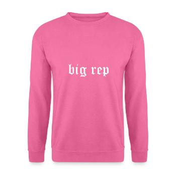 big rep reputation womens gift for music lover - Unisex Sweatshirt - pink - Front