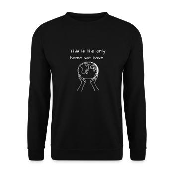 Umwelt Erde Natur - Unisex Pullover - Schwarz - Vorne - Alina (178cm) & Michal (187cm)