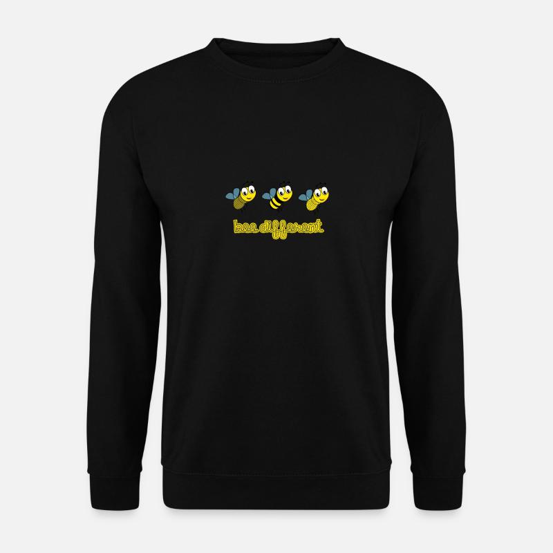 Abeille Différente - Sweat-shirt Unisexe - noir