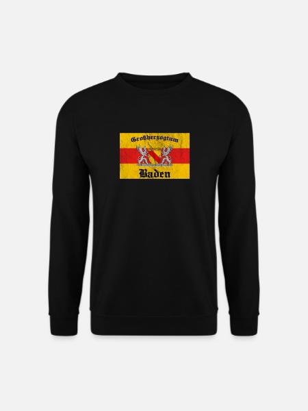 Baden Badner Land Badisch Wappen Souvenir Geschenk - Unisex Pullover - Schwarz