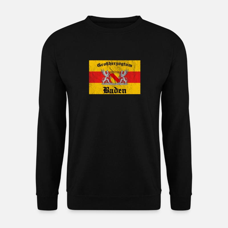 Baden Badner Land Badisch Wappen Souvenir Geschenk - Unisex Pullover - Schwarz