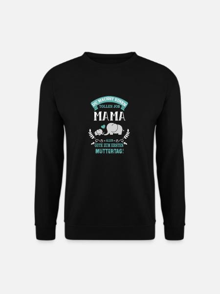 Muttertag Elefant - Unisex Pullover - Schwarz