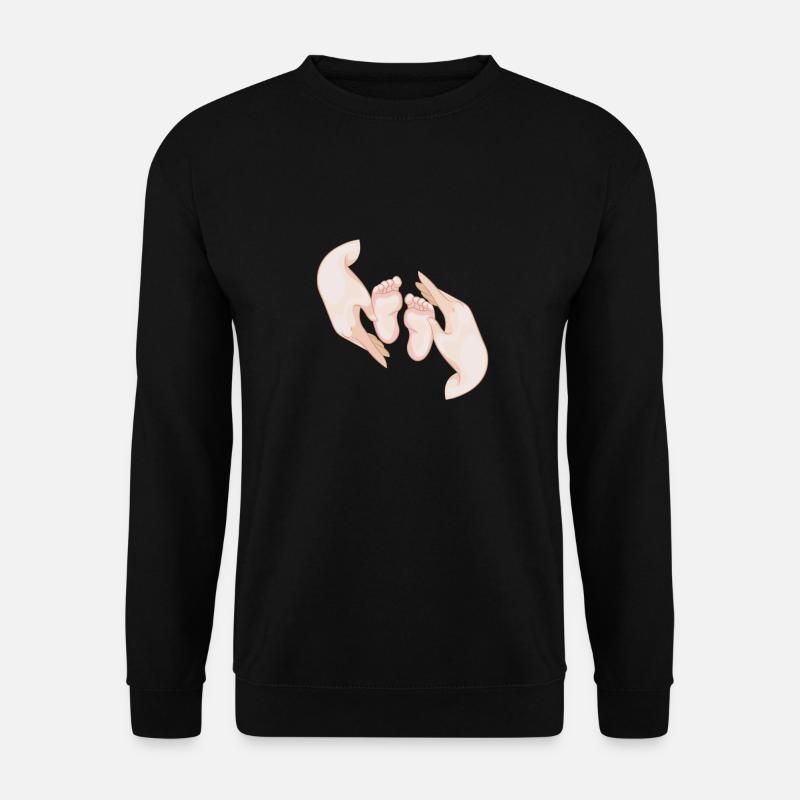 Babyfüße - Unisex Pullover - Schwarz