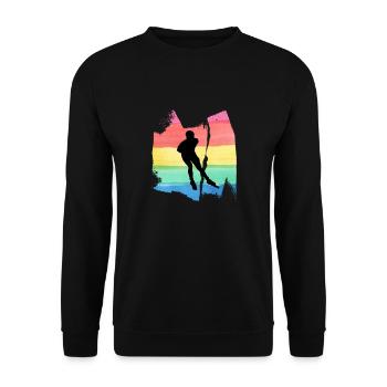 Patins à roulettes alignées T-shirt Rollerblades - Sweat-shirt Unisexe - noir - Devant - Alina (178cm) & Michal (187cm)