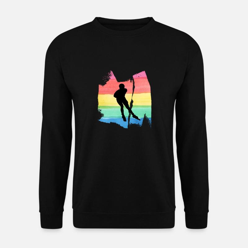 Rollerskates Inline Skates Rollerblades T Shirt - Unisex Sweatshirt - black