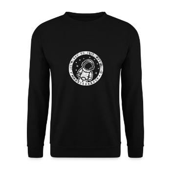 Astronaut - Sweat-shirt Unisexe - noir - Devant - Alina (178cm) & Michal (187cm)