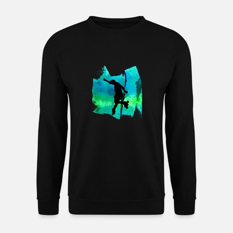 Rollerskates Inline-Skates Rollerblades T Shirt - Unisex Pullover - Schwarz