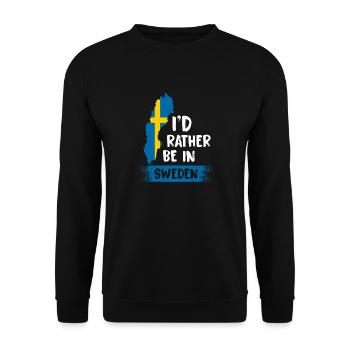 Schweden - Unisex Pullover - Schwarz - Vorne - Alina (178cm) & Michal (187cm)