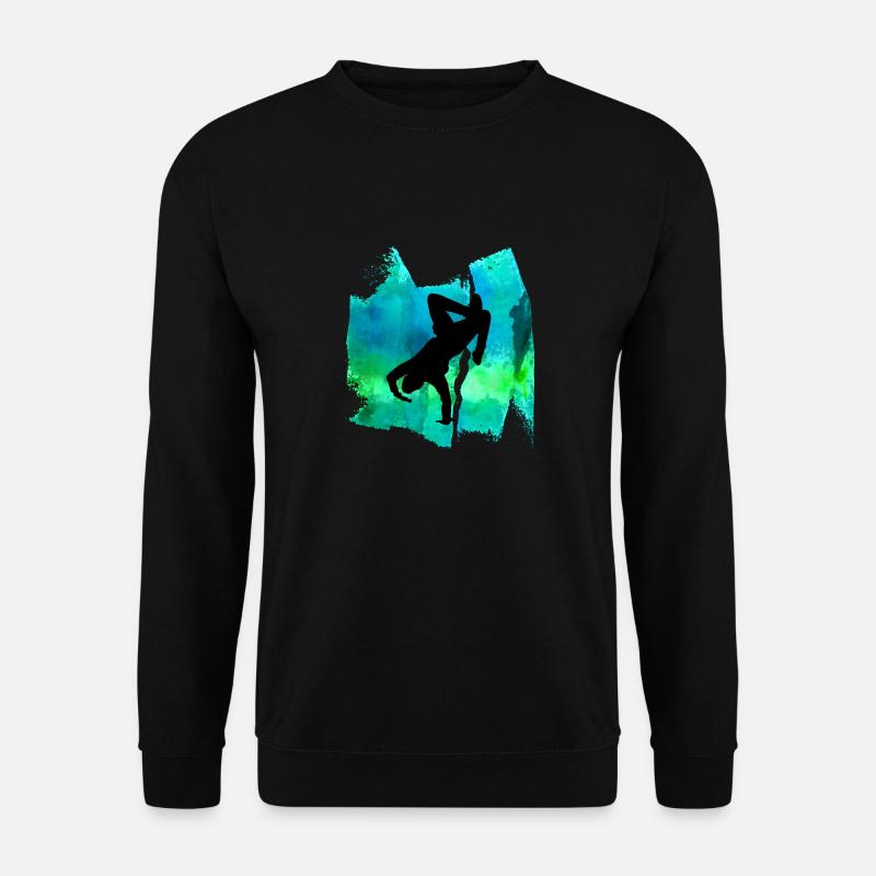 Breakdancer Breakdance Tanzen T Shirt - Unisex Pullover - Schwarz