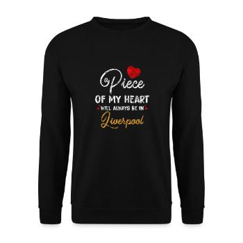 Liverpool - Unisex Pullover - Schwarz - Vorne - Alina (178cm) & Michal (187cm)