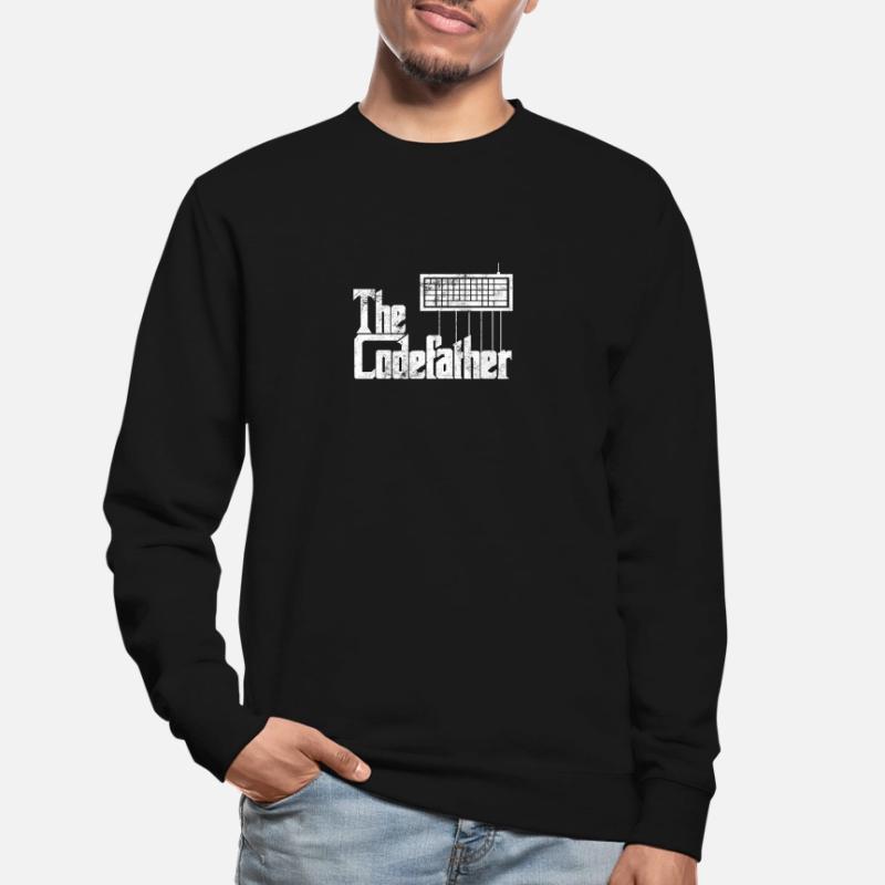 Funny programmer design The Codefather graphic Unisex Sweatshirt