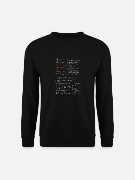 Mathelehrer Formeln Mathe Physik - Unisex Pullover - Schwarz