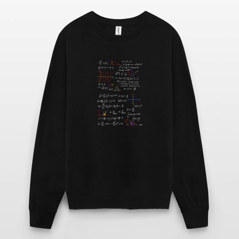 Formule de professeur de maths math physique Sweat-shirt Unisexe
