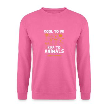 le bien-être des animaux - Sweat-shirt Unisexe - rose - Devant