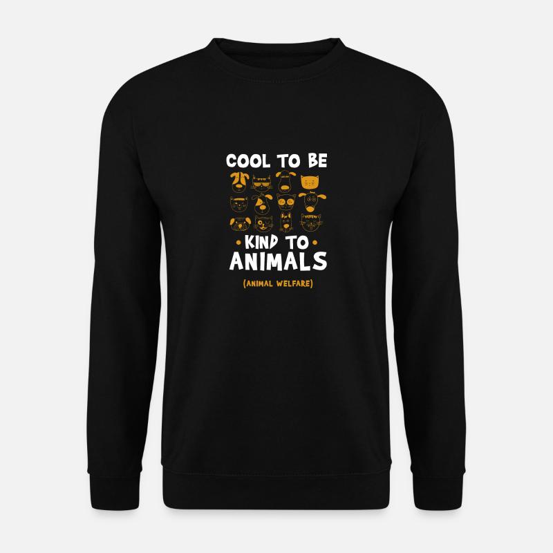 Tierschutz - Unisex Pullover - Schwarz