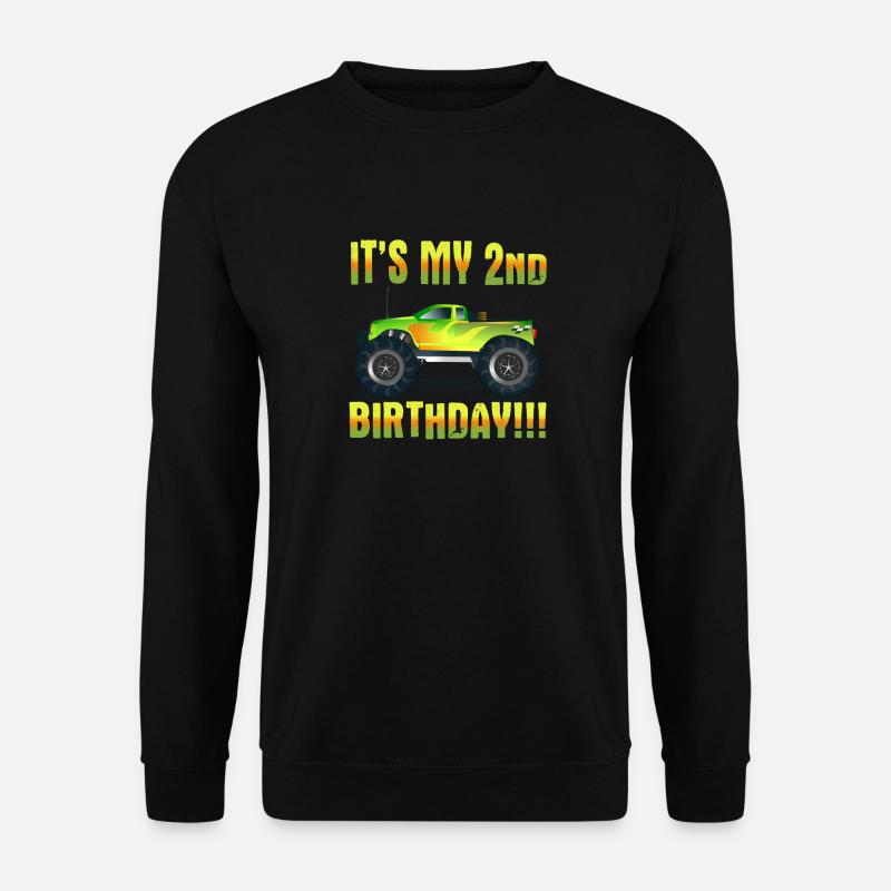 2nd birthday - Unisex Pullover - Schwarz