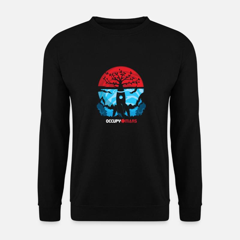 Occupy Mars Rekete Plant Cultivation Planet - Unisex Sweatshirt - black