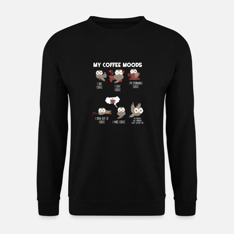 Hibou - Hibou - Café - Caprice - Sweat-shirt Unisexe - noir