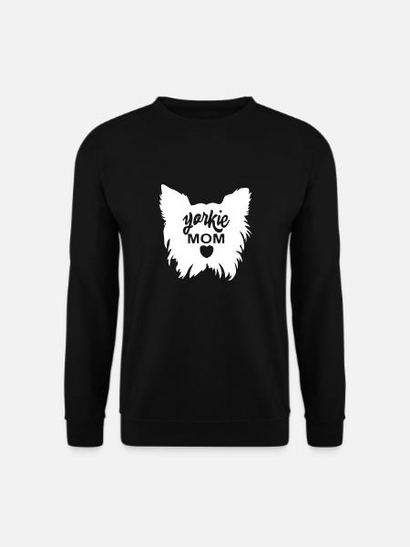Yorkie Mom - Unisex Pullover - Schwarz