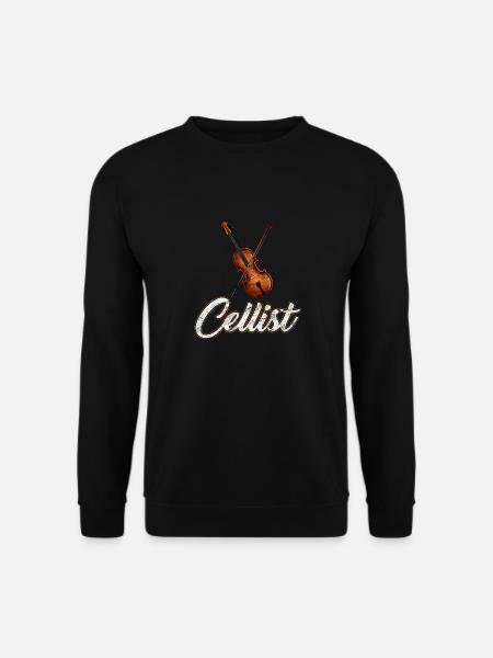 violoncelle - Sweat-shirt Unisexe - noir