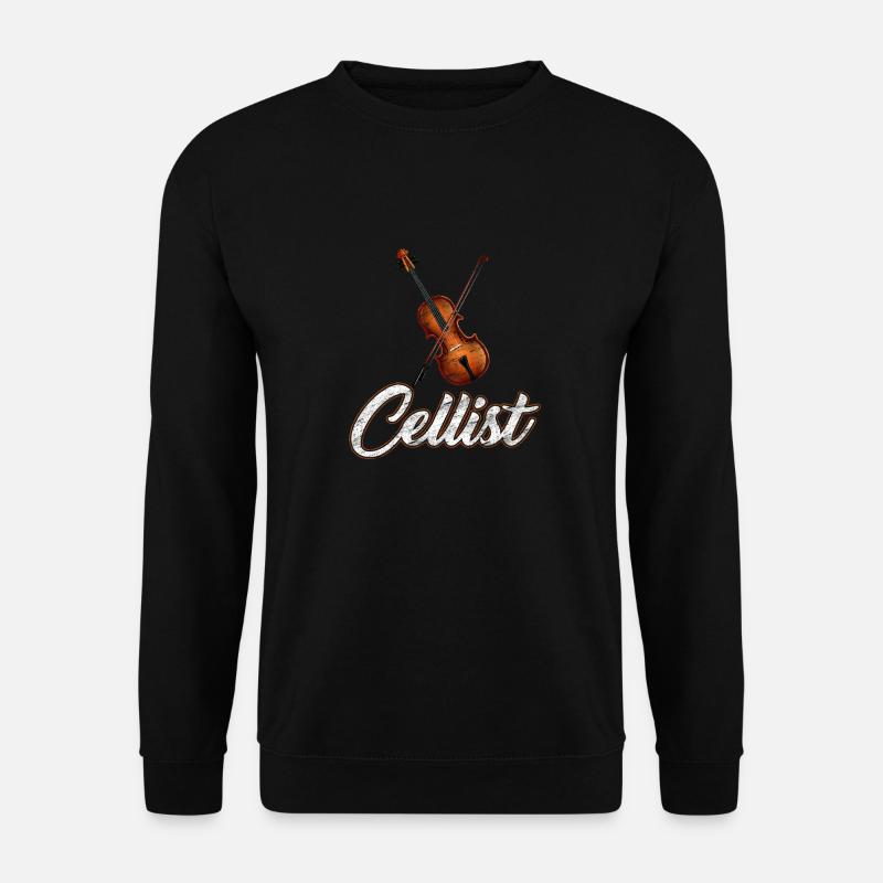 violoncelle - Sweat-shirt Unisexe - noir