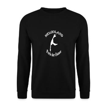 Heligoland / Sylt Perle de la mer Baltique - Sweat-shirt Unisexe - noir - Devant - Alina (178cm) & Michal (187cm)