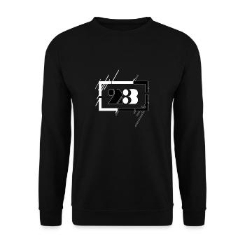 Tekno 23 sound system Tribe Free Party - Sweat-shirt Unisexe - noir - Devant - Alina (178cm) & Michal (187cm)