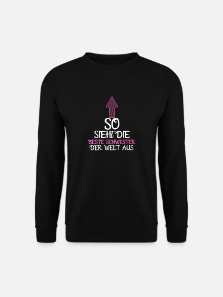Beste Schwester - Unisex Pullover - Schwarz