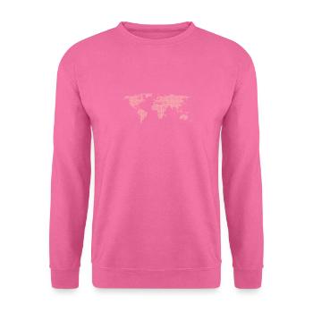 Lumières de la planète - Sweat-shirt Unisexe - rose - Devant