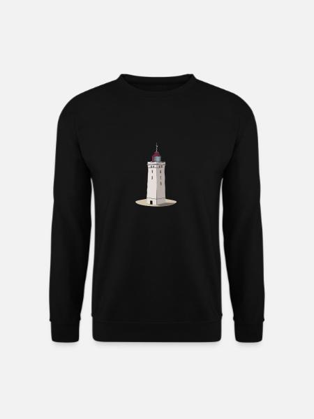 DK-Shirts Rubjerg Knude Fyr Drawn - Unisex Pullover - Schwarz