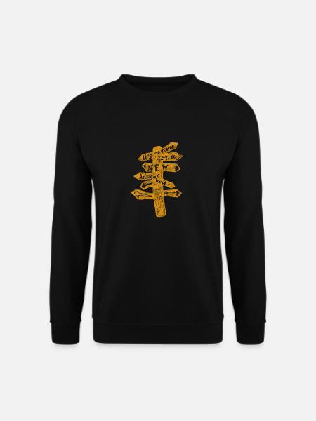 Reise - Unisex Pullover - Schwarz