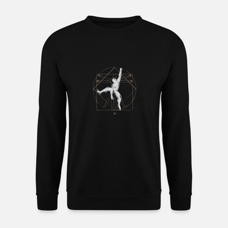 vitruvian man gift - Unisex Sweatshirt - black