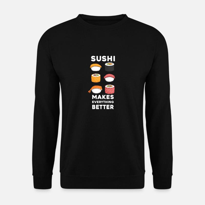Sushi - Unisex Pullover - Schwarz