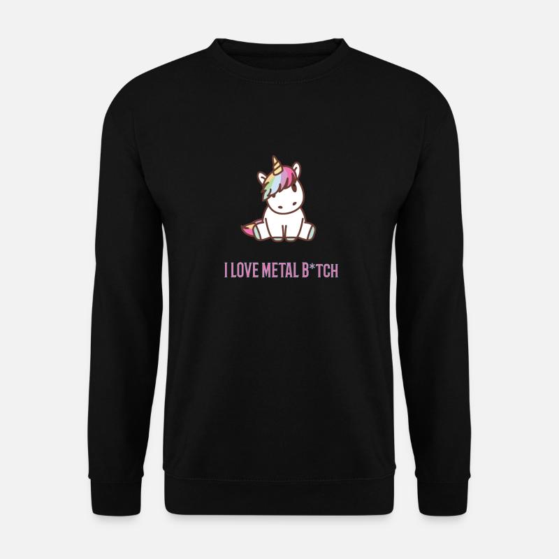Licorne - Sweat-shirt Unisexe - noir