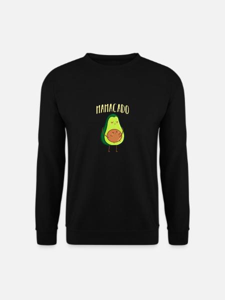 Mamacado pregnancy announcement - Unisex Sweatshirt - black