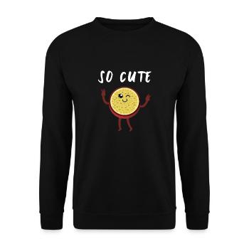 passion fruit - Unisex Sweatshirt - black - Front - Alina (178cm) & Michal (187cm)