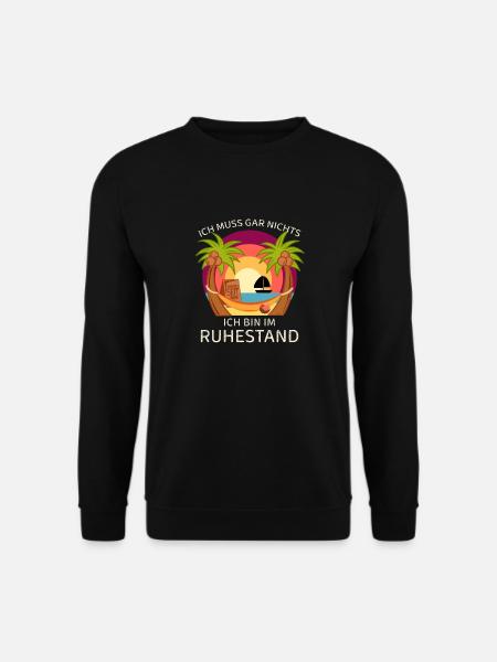 Lustig Rente Rentner 2020 Ruhestand - Unisex Pullover - Schwarz