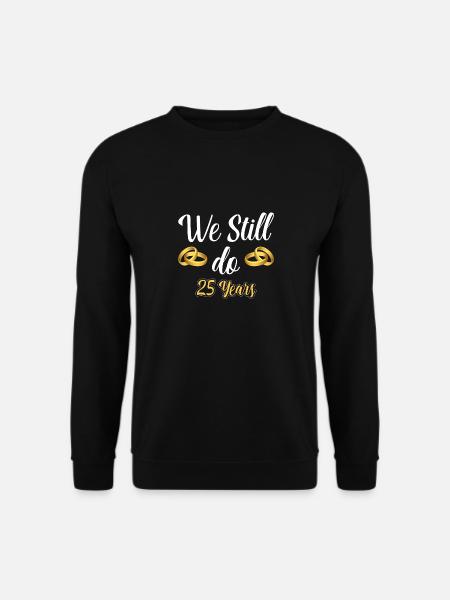 Silver wedding - Unisex Sweatshirt - black