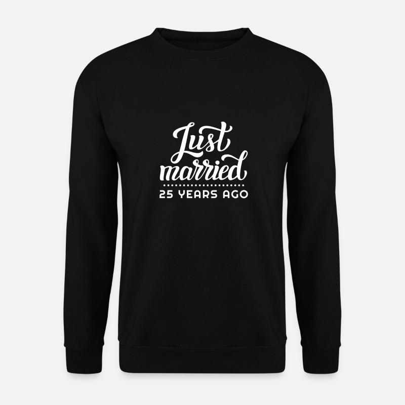 Silberhochzeit - Unisex Pullover - Schwarz
