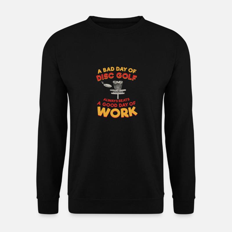 Disc Golf Frisbee Golfer Gift - Unisex Sweatshirt - black