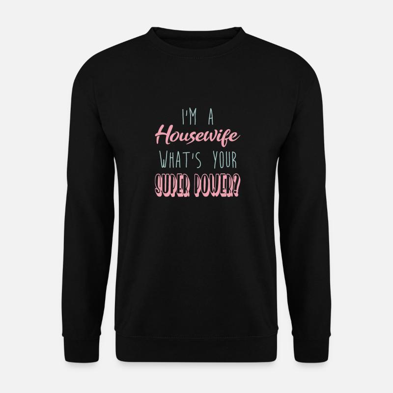 Hausfrau - Unisex Pullover - Schwarz