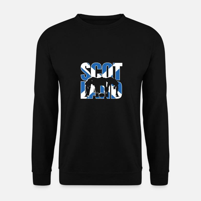 Schottland Rugby 2019 Fans Kit für Schottisch - Unisex Pullover - Schwarz