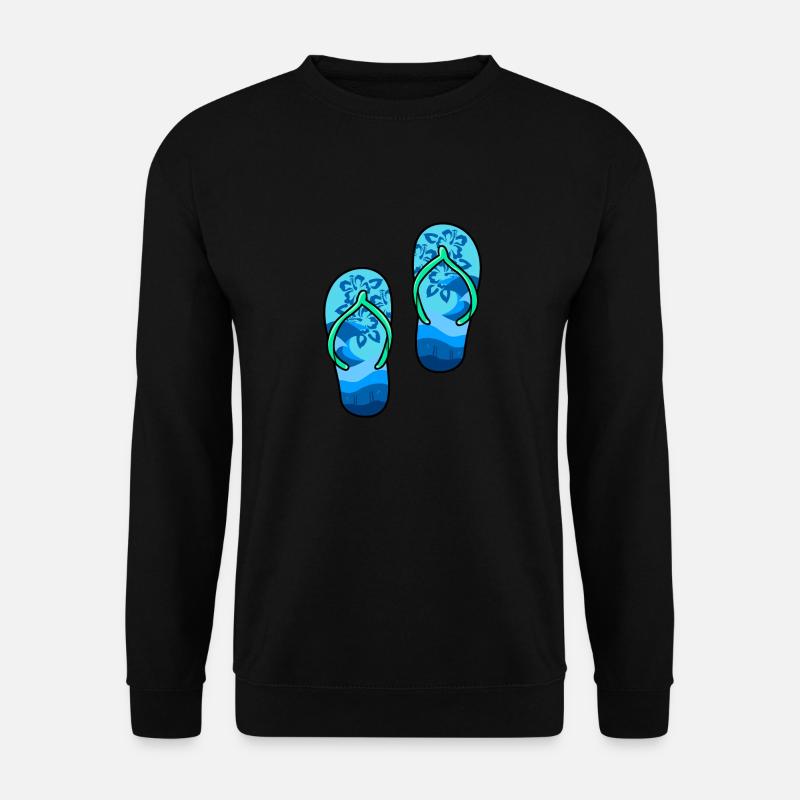 Flip flops - Unisex Sweatshirt - black