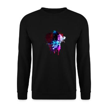 Musiciens - Sweat-shirt Unisexe - noir - Devant - Alina (178cm) & Michal (187cm)