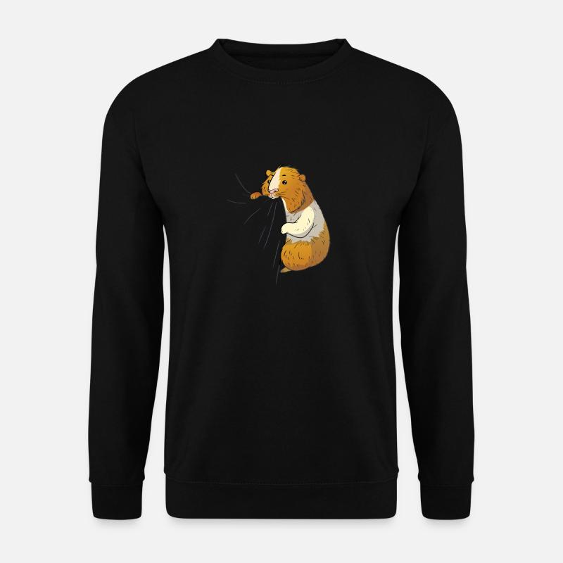 Cochon d'Inde amoureux des animaux de compagnie - Sweat-shirt Unisexe - noir